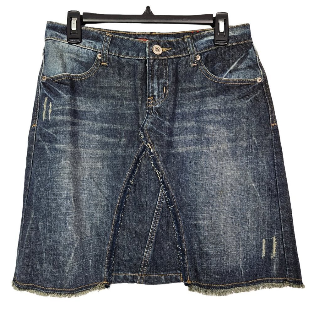 VTG MUDD 90s/00s/Y2K 100% Cotton Jean Skirt 9
